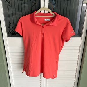 Pink small Columbia polo